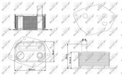 WILMINK GROUP wg1720039 -  масляный радиатор, двигательное масло
